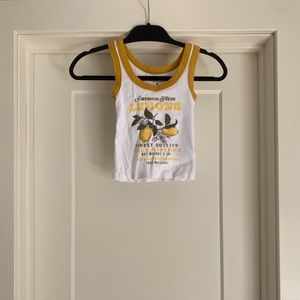 Cute baby tee style tank